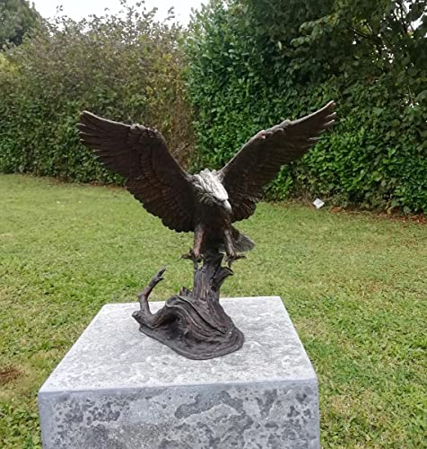 Thermobrass Bronzefigur Fliegender Adler auf AST
