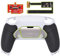 eXtremeRate Rise 2.0 Remap Kit Programmable pour ps5 Manette BDM-010&020, Coque Arrière Redessinée avec 2 Palette Métal pour ps5 Controller, Carte améliorée, Fond Blanc et Noir