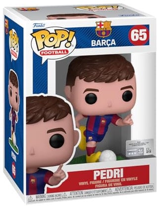 Funko POP! Football: Barcelona - Pedri Lopez - Barcelona FC - Vinyl-Sammelfigur - Geschenkidee - Offizielle Handelswaren - Spielzeug Für Kinder und Erwachsene - Sports Fans - Modellfigur Für Sammler