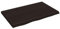 vidaXL Waschtischplatte, Multifunktional Arbeitsplatte mit Naturkante, Waschtischkonsole Tischplatte für Badezimmer, Holzplatte Platte, Dunkelbraun 80x50x(2-4) cm Massivholz Behandelt