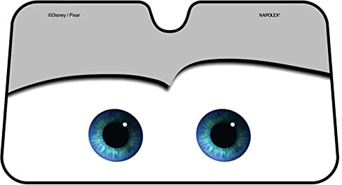 dewdat Auto Windschutzscheibe Sonnenblende, Cartoon Augen Frontscheibe Sonnenschutz Visier, UV-Schutz, Auto-Frontfenster-Visier, Auto-Sonnenschutz Für Autos Und LKWs, 130x70cm