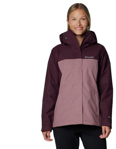 Columbia Damen Hikebound 2 Interchange Jacke 3-in-1-Wintermantel, Moonvista/Feige, L