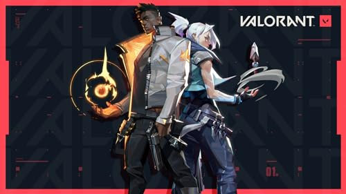 NIRBO Valorant Jett&Phoenix, Mouse Mat Gaming XXL Mousepad Desk Pad Long Extended Large Keyboard Pads Table Accessories for Office Pc Laptop Computer and Gaming (900 * 400 * 3mm)
