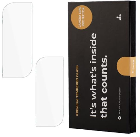 Snakehive Camera Lens Protector for Samsung Galaxy S23 FE 5G - Premium Camera Protector - One Piece Camera Cover Impact-Protection Anti-Shatter Anti-Scratch Easy Bubble Free Installation - 2x Pack