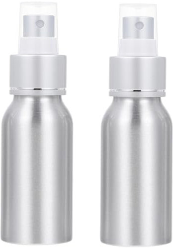 Beatifufu 2 Pièces D'amers Vide Vermouth Flacons Pulvérisateurs Amers Barbecue Mini Bouteilles Atomiseurs Accessoires De Grillade Mini-barbecue Aluminium