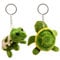 Porte-Clés Tortue 2 Pièces, Jouet en Peluche Tortue, Porte-Clés Tortue en Peluche, Pendentif Animal Mignon, Pendentif Poupée De Poche, Pendentif Mini Tortue