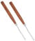 CRILSTYLEO 2pcs Makeup Spatula Mixing Tool for Foundation Blush Lip Gloss Spatula for Easy to Clean and Hold