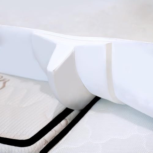 All-Inclusive-Liebesbrücke,1.8x2m Liebesbrücke für Matratzen mit Spannbettlaken, Anti-Rutsch, Matratzenkeil und Ritzenfüller,Waschbar bei 60°C,Verbindung zweier Einzelmatratzen zu einem Doppelbett