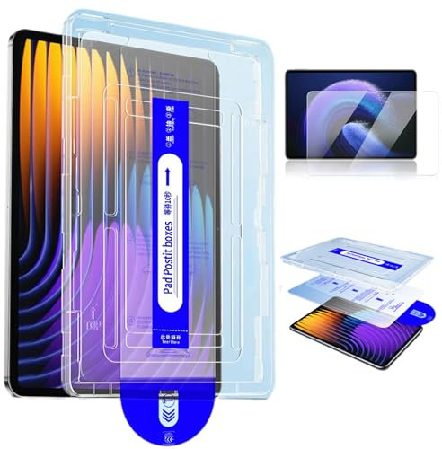 DayQiQiPu [1 PACK] Protector de Pantalla para Apple iPad Pro 11 2018-2022/ iPad Air 5/4 con Bandeja de Aplicación Fácil, Alineación Auto y Eliminación de Polvo - Protector Vidrio Templado Ultraclaro