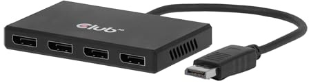 Club3D CSV-7400 DisplayPort™ Quad Monitor MST Hub 4X 4K30Hz
