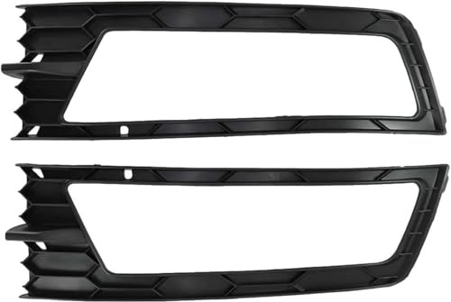 Stilvolles Nebelscheinwerfergitter Nebelscheinwerferabdeckung 2Pcs Auto Front für Skoda für Rapid 2013-2017