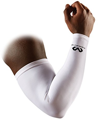 McDavid Erwachsene Kompressions-Armstulpe, Weiß, L/XL, 6566R