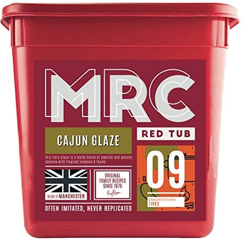 MRC Cajun Glaze 2.5kg – Marinade with Cajun Spice Ideal for Chicken, Meat & Vegetables – BBQ Glaze with Paprika & Cayenne Spice Blend