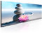 decomonkey Bilder Zen Spa 120x40 cm 1 Teilig Leinwandbilder Bild auf Leinwand Vlies Wandbild Kunstdruck Wanddeko Wand Wohnzimmer Wanddekoration Deko Natur Stein Bambus Lotus Buddha