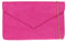 Girly Handbags Femme Pochette Plain - Fuchsia