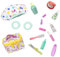 Glitter Girls Puppenzubehör – Reise und Kulturbeutel Zubehör Set mit Schminke, Lockenstab und mehr – Accessoires für 36 cm Puppen, Puppenhaus Puppenmöbel Spielzeug für Kinder ab 3 Jahre (16 Teile)