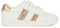 Geox J Eclyper Girl A Basket, Blanc/Or rosé, 38 EU