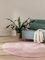 benuta Basic Kunstfaser Fellteppich Furry - Rosa Rund 80 cm - Weicher Wohnzimmerteppich - Anti-Rutsch-Rückseite - Waschbar - Für Fußbodenheizung geeignet