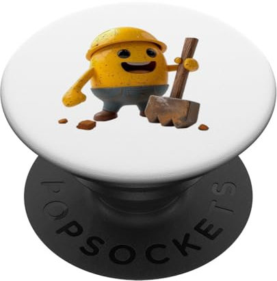 Bauarbeiter Bauunternehmer Architekt Arbeiter Bau PopSockets mit austauschbarem PopGrip
