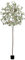 Gresorth Decoración de árbol de eucalipto artificial de 6 pies, planta de simulación realista con hojas, modelo topiario premaceta, adorno de oficina para interiores