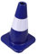 JECOMPRIS Reflective Cone Traffic Cone Holder Sport Cones Orange Cones Cars Cones Safety Cone Bar Construction Safety Cones Small Traffic Cones Parking Barrier Driving Cones Blue Pvc