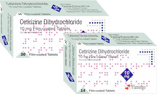 Cetirizine 10mg Allergy Relief – 240 Tablets (8-Month Supply)