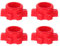POPETPOP 4Pcs Barbell Bar Hexagon Nuts: Barbell Spinlock Collars Screw Clamps - Dumbbell Clips for Weight Lifting Fitness