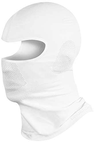 BRUBECK Funktions Sturmhaube Gesichtshaube Balaclava Skimaske Motorradmaske:,Die Beste!' | KM00010, Größe:S/M, Farbe:Weiss