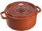 STAUB Cocotte ronde en fonte Orange brûlé 2,75 l