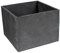 Yuchengstone Schiefer Übertopf Blumentopf Pflanzentopf Pflanzkübel Vase aus Naturstein, Gartenbedarf, Schiefertopf sehr Massiv, rechteckig, schwarz (Maße: BTH40x40x30 cm, Gewicht: ca. 24kg)