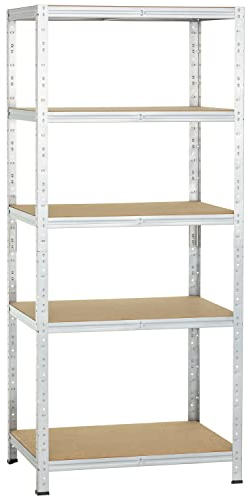 Dysell - CDF Regal 180x80x50 verzinkt - Steckregal Lagerregal Schwerlastregal Hochregal Stehregal Universalregal