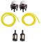 OxoxO 300780001 Primer Bulb with ZF-1 Fuel Filter 5 Feet Fuel Line Compatible with Homelite McCulloch Tecumseh Poulan Chainsaw String Trimmer