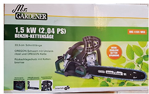 Benzin-Kettensäge 1,5 KW (2,04 PS) BKS 4135 WKS Schnittlänge 33,5 cm