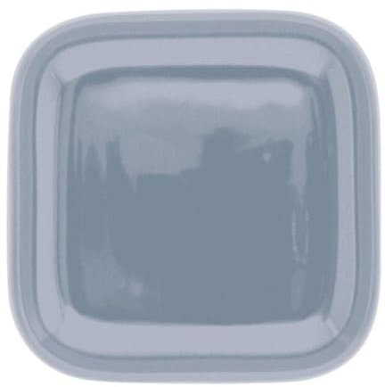 KAHLA 207761A72499C Pronto Colore Deckelchen eckig 10x10 cm stormy blue|blau-graue kleine Platte aus Porzellan