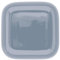 KAHLA 207761A72499C Pronto Colore Deckelchen eckig 10x10 cm stormy blue|blau-graue kleine Platte aus Porzellan