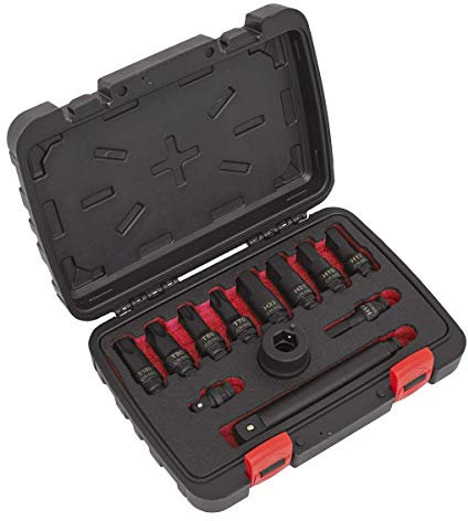 Sealey AK5617 12PC 3/4Sq Drive Impact Socket Bit & Accessories Set