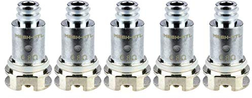 SMOK Nord Meshed MTL Coils, 5er Pack, 0,8 Ohm, Riccardo Verdampferköpfe für e-Zigarette