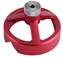 Vertikale Bohrwerkzeuge Set, 6//7/8/9/10mm Zentrierwerkzeug Bohrerführung Vertikalbohrvorrichtungssatz zur Fixierung und Zentrierung(rot)