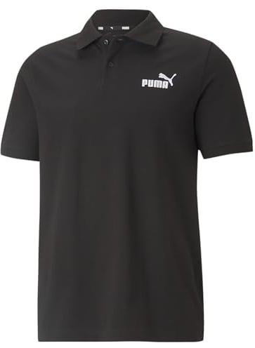 PUMA Herren Ess Pique Poloshirt, Puma Black, XL EU