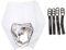 WOOSTAR 12V 35W Enduro Scheinwerfer S2 Halogen Glühlampe Ersatz für Suzuki SX EXC XCF Supermoto Chinesisch ATV Roller Pocket Dirtbike Weiß