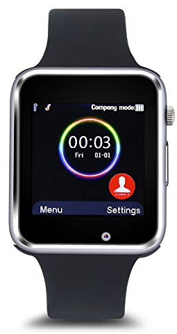 Demeras Unisex Smartwatch Waterproof Multi-Function Fitness Watch With Heart Rate Monitor Sleep Monitor Alarm Clock Music