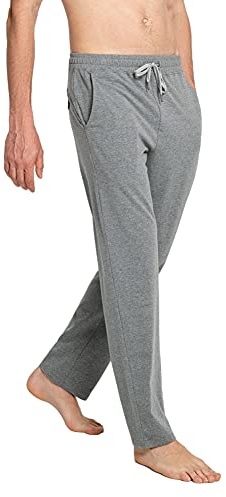 maamgic Jogginghose Herren Baumwolle Leichte Trainingshose Lang Zip‑Tasche | Bequem & atmungsaktiv, 4‑Wege‑Stretch, gerader Schnitt, 3 Taschen, Elastikbund, pflegeleicht, ideal für Yoga, Laufen & Alltag