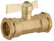 Vanne PE à compression laiton D.25 pour tube en polyéthylène