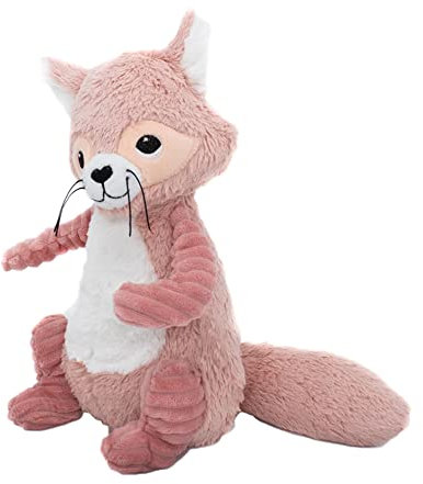 PTIPOTOS by LES DÉGLINGOS - Peluche Netoitou Le Raton Laveur Bleu - Doudou Original - Idéal dès la Naissance - Peluche Toute Douce - 26 cm - Rose, Baby