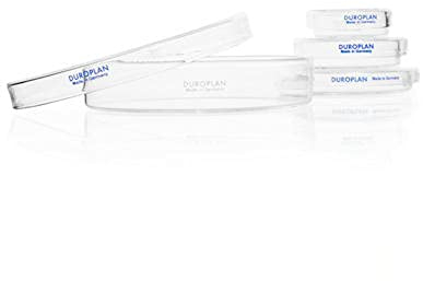 DWK Life Sciences Lot de 10 coupelles en verre Duroplan Duroplan 3.3 100 mm de diamètre x 15 mm de hauteur