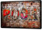Blechschild Retro - Vintage Metall-Poster für Musik Fans - Rock Schriftzug Motiv - 20 x 30 cm