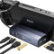 Docking Station per Steam Deck, HDMI 2.0 4K@60HZ, 1000Mbps Gigabit Ethernet, 3 USB 3.0 con PD 100W USB-C Porta di ricarica per TV, Monitor, Switch, Mouse, Tastiera, Supporto per Steam Deck portatile
