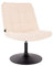 SVITA Henry Loungestuhl Polsterstuhl Drehsessel Drehfuß Loungesessel Cord Indoor Lounge Beige