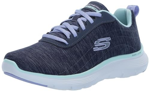 Skechers Damen Flex Appeal 5.0 Sneaker, Nvmt= Navy Multi, 37 EU Weit