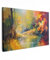 MuchoWow© Leinwand 90x60 cm Deko Schlafzimmer Aesthetic Leinwandbilder Wohnzimmer Gemälde Foto Geschenk Living Room Decoration Kunstdruck - Landschaft - Öl - Fluss - Bunt